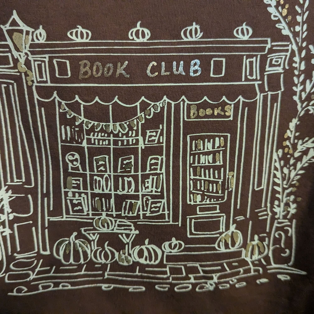 Talbots Chocolate Brown Cotton Top - Picture 5 of 5